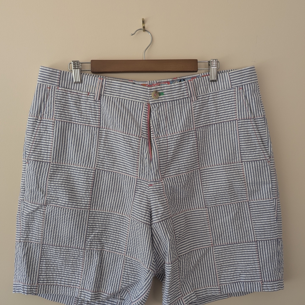 Lilly Pulitzer Seersucker Patchwork Shorts